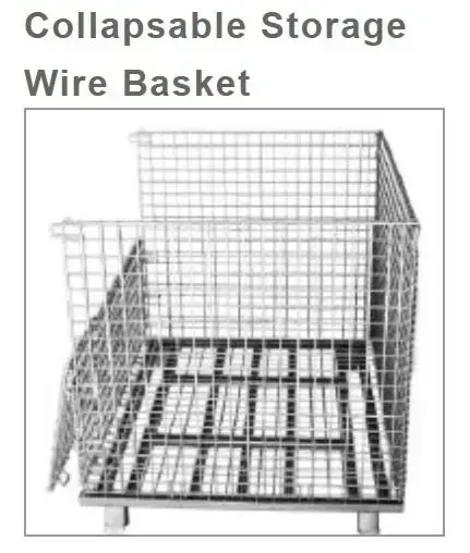 Collapsible Storage Wire Basket